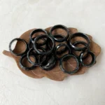 Jade Black Jadeite Ring – Diamond-Cut Omphacite Jadeite Jade (LGG-0830-1669863315) - Image 5