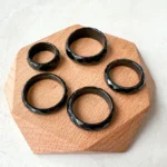 Jade Black Jadeite Ring – Diamond-Cut Omphacite Jadeite Jade (LGG-0830-1669863315)