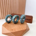 Jade Blue-Green Dragon Ring – 3D Hand-Carved Jadeite Jade, Size 10.5 (WMC-0323-1700206692) - Image 2