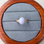 Jade Lavender Jadeite Ring – 18K Rose Gold with Natural Diamonds, Size 6.75 (SHWQ-0424-1728940381) - Image 6