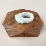 Jade Pi Xiu Fortune Guardian Ring – Large Jadeite Thumb Ring, US Size 10 (YGR-1123-1735865584) - Image 7
