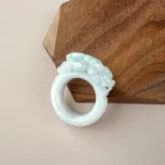 Jade Pi Xiu Fortune Guardian Ring – Large Jadeite Thumb Ring, US Size 10 (YGR-1123-1735865584)
